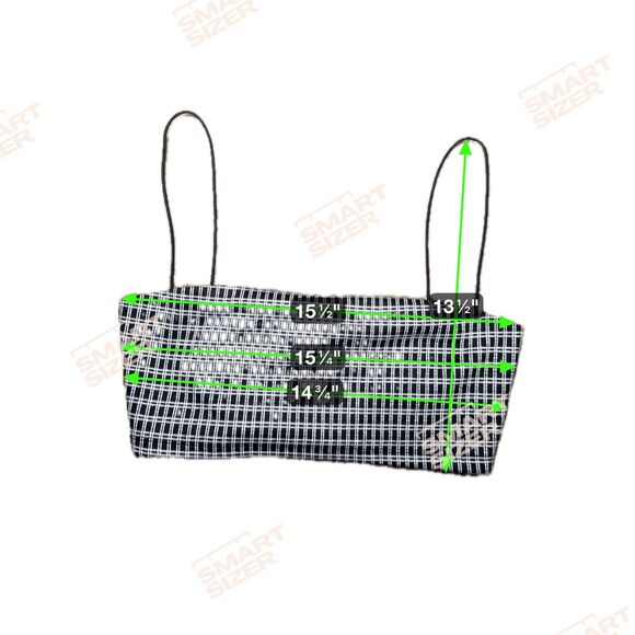 Size Medium Reformation Checkered Crop Top - Picture 4 of 4